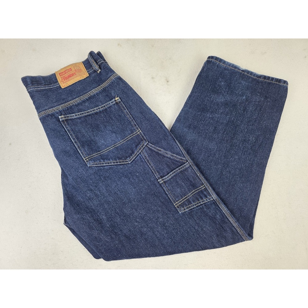 Vintage Y2K Ecko Unltd Foundry Carpenter Denim Jeans Baggy Urban Hip Hop Size 36